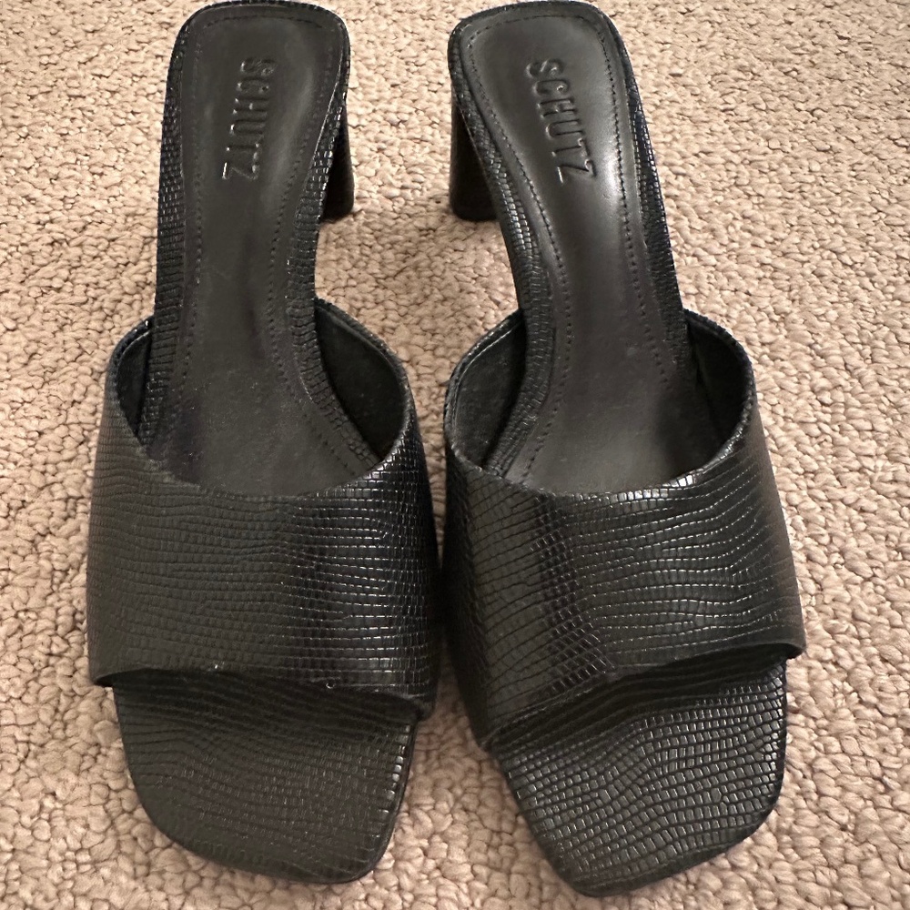 Schutz mullet heels